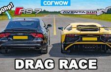 700马力的Audi RS7可以击败729马力的兰博基尼Aventador SV吗？