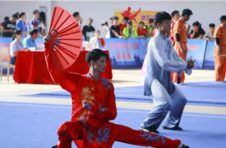 中国大学生武术套路锦标赛在河北迁安开幕